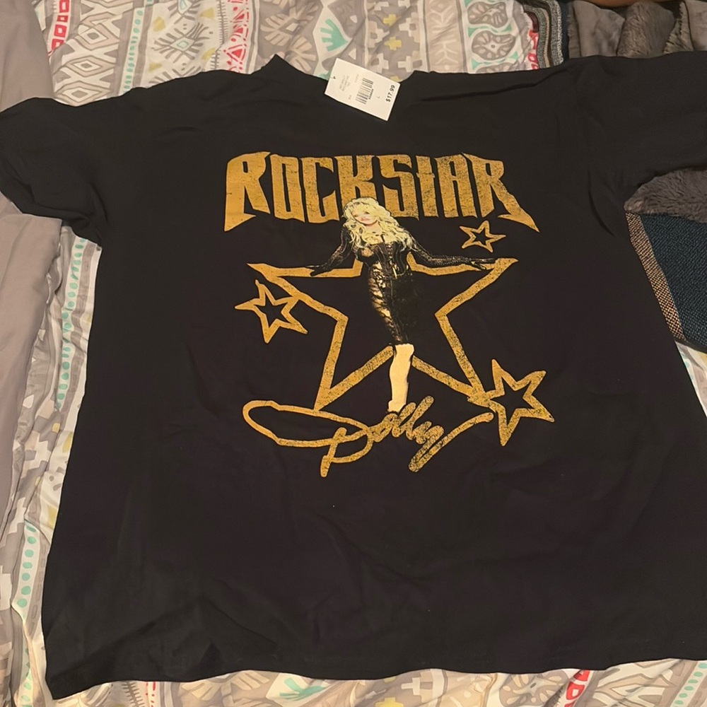 Dolly Rockstar Tee, L, NWT - Picture 2 of 3
